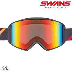 スワンズ スキーゴーグル アウトバック グレー シャドーミラー ブラック 眼鏡対応 SWANS OUTBACK MDH PBK GRAY SHADOW MIRROR OB-MDH-PBK｜msp-net
