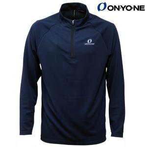 オンヨネ アンダーシャツ ハイグレーター メンズ ロングスリーブハーフジップ ネイビー ONYONE HYGLATER ZIP UP LONG SLEEVE OKJ95720-699｜msp-net