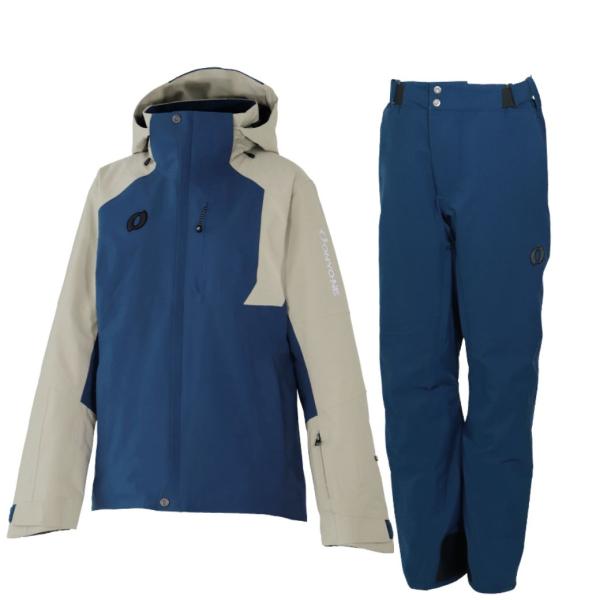 オンヨネ レディース デモ チーム スキーウェア Mサイズ ネイビー ベージュ ONYONE LAD...