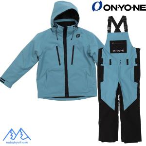オンヨネ スキーウエア ジャケット ビブパンツ ブルー ONYONE MEN'S JACKET & PANTS M.BLUE  ONJ97505 571 ONP97555 571｜msp-net