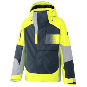 オンヨネ デモ スキージャケット チャコール イエロー ONYONE DEMO OUTER JACKET CHARCOAL×F.YELLOW ONJ98042R 008F280｜msp-net