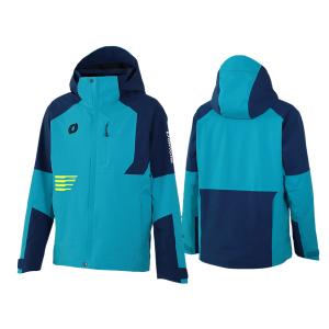 オンヨネ デモ チーム スキージャケット ターコイズ ネイビー ONYONE DEMO TEAM OUTER JACKET B.TURQUOISE×NAVY ONJ98400R 624688｜msp-net