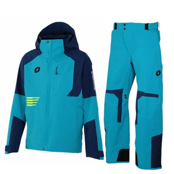オンヨネ デモ チーム スキーウェア Mサイズ ターコイズ ネイビー ONYONE DEMO TEA...