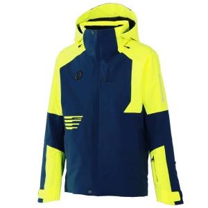 オンヨネ デモ チーム スキージャケット ネイビー イエロー ONYONE DEMO TEAM OUTER JACKET NAVY×F.YELLOW ONJ98400R 688F280｜msp-net