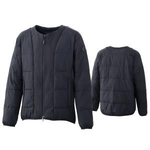 オンヨネ 中綿入り ノーカラー ミドルジャケット ブラック ONYONE NO COLLAR PUFF MID JK BLACK ONJ98507 009｜msp-net