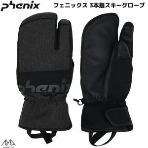 【新品未使用】phenix フェニックス XL ブラック 三本指 スノーグローブ フェニックス（PHENIX） 3本指 スキーグローブ ブラック Phenix Big