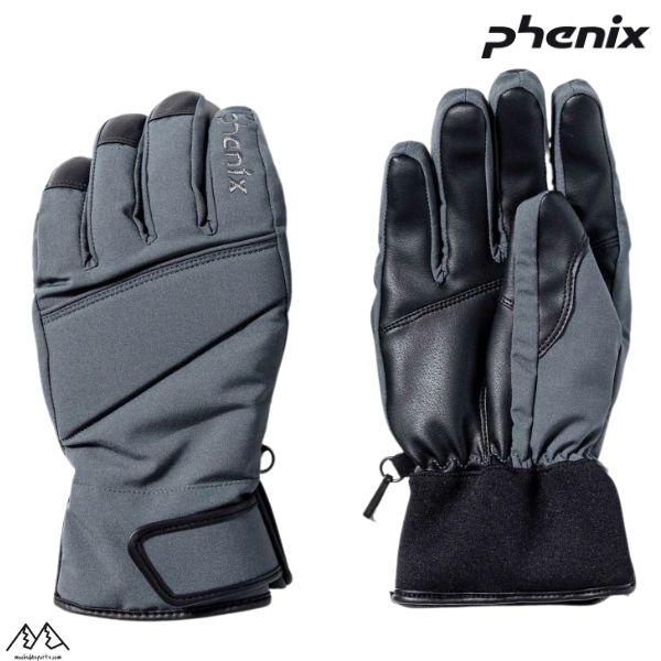 フェニックス スキーグローブ オフブラック グレー Phenix SNOW SCAPE 5FINGE...