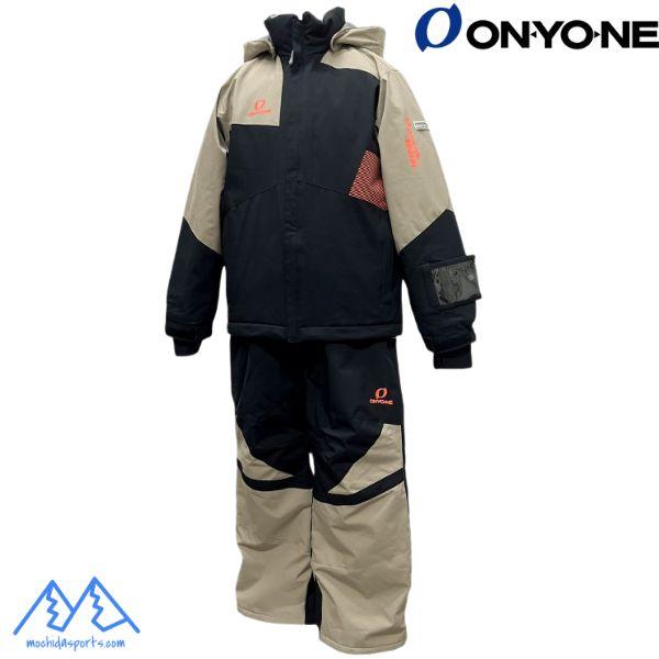 オンヨネ レセーダ ジュニア スキーウエア スキースーツ ブラック サンド サイズ調整 ONYONE...