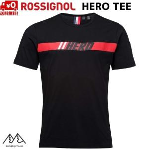 ロシニョール ヒーローＴシャツ ブラック ROSSIGNOL HERO TEE BLACK  RLJMY03｜msp-net