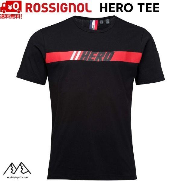 ロシニョール ヒーローＴシャツ ブラック ROSSIGNOL HERO TEE BLACK  RLJ...