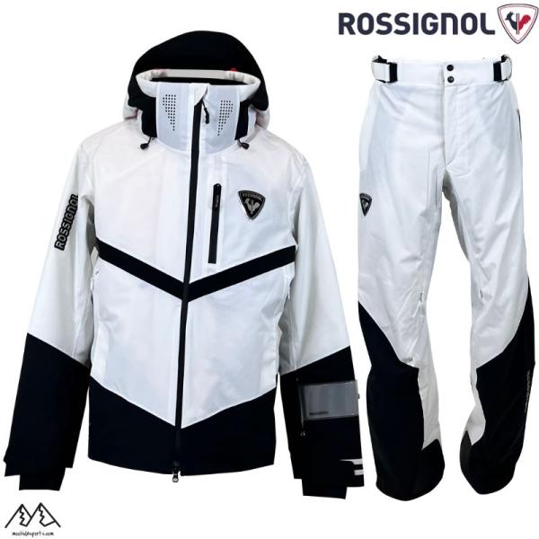 ロシニョール スキーウエア セット ホワイト ROSSIGNOL DEMO JACKET &amp; PAN...