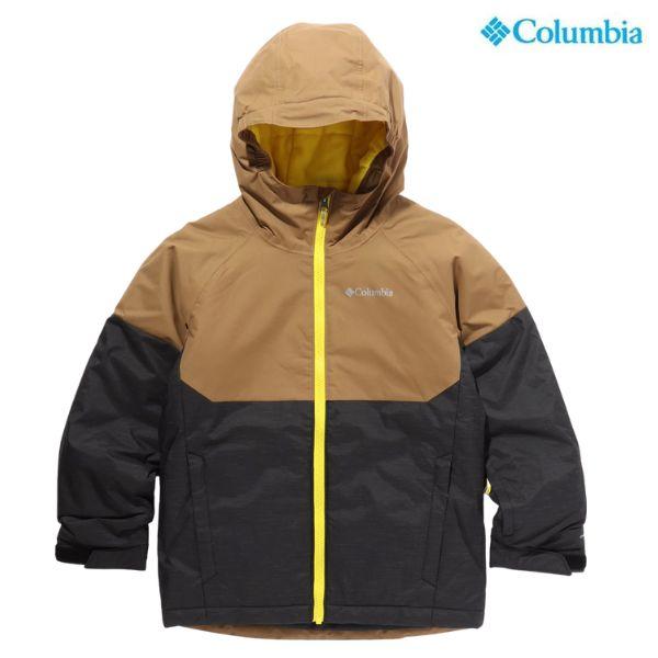 コロンビア ジュニア スキーウエア ジャケット ブラック ブラウン Columbia アルパインアク...