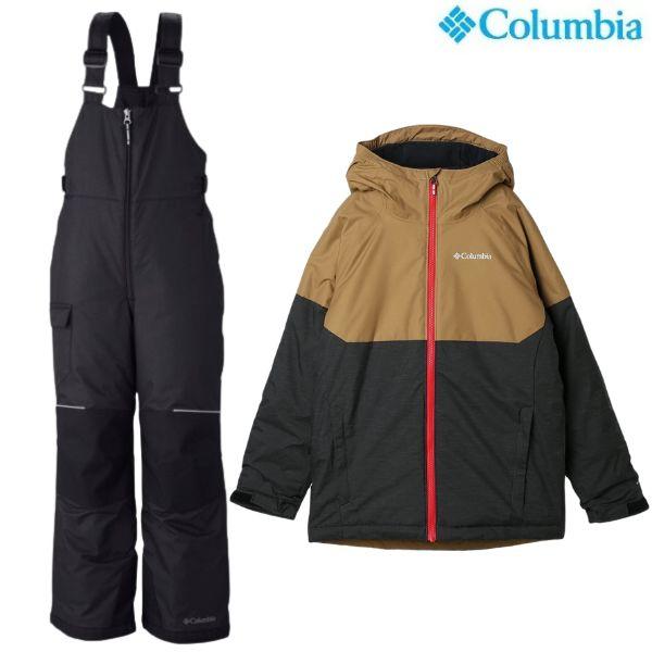 コロンビア ジュニア スキーウェア 上下セット アルパインアクション II ジャケット ブラウン +...