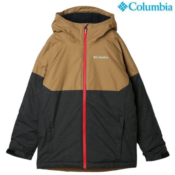 コロンビア ジュニア スキーウェア アルパインアクション II ジャケット ライトブラウン ヘザーブ...