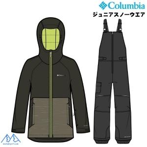 コロンビア ジュニア スキーウエア スノーウエア セット アルパインアクションIIIジャケット + アドベンチャーライドII ビブ Columbia SB6356-397-SY4754-010｜msp-net