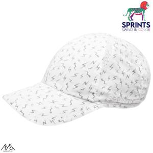スプリンツ ランニングキャップ フラッシュ ホワイト 反射 SPRINTS O.G.Hats HAT SPRINTS supercell Flash Reflective Hat｜msp-net