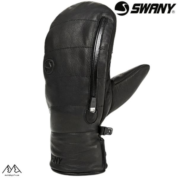 スワニー スキーグローブ ボッコ インナーグローブ付ミトン ブラック SWANY Bocco BK ...