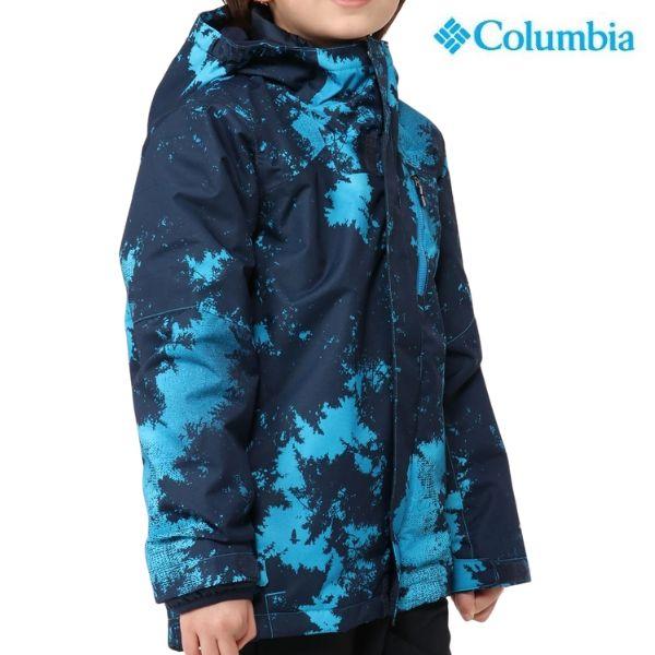 コロンビア ジュニア スキーウエア インナージャケット付 ネイビー ブルー Columbia ウィリ...