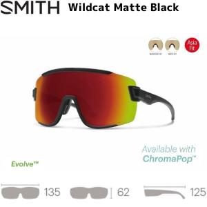 スミス サングラス ワイルドキャット マットブラック SMITH WILDCAT MATTE BLACK Sun Red Mirror / Clear Cromapop｜msp-net