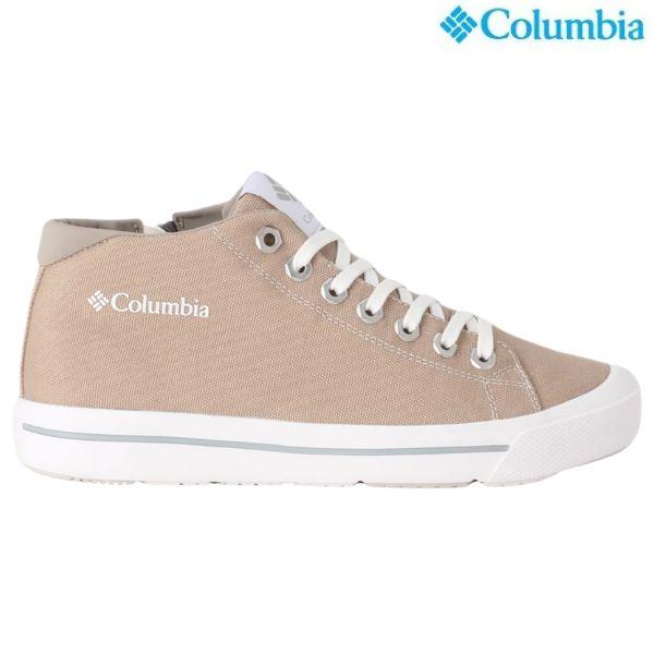 コロンビア 防水 スニーカー シューズ ホーソンレイン ミッド ウォータープルーフ ベージュ Col...