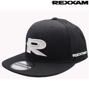 レクザム フラットバイザー キャップ ブラック REXXAM CAP BLACK レクザム REX-CAP03｜msp-net