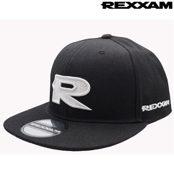 レクザム フラットバイザー キャップ ブラック REXXAM CAP BLACK レクザム REX-...