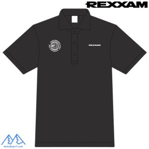 レクザム 吸汗速乾 UVケア ポロシャツ ブラック REXXAM POLO SHIRTS BLACK YYPS-011-2｜msp-net