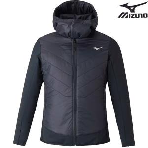 ミズノ 中綿入 スキー インナー ミドルジャケット MIZUNO INSULATION JACKET ブラック フード取り外し式｜msp-net