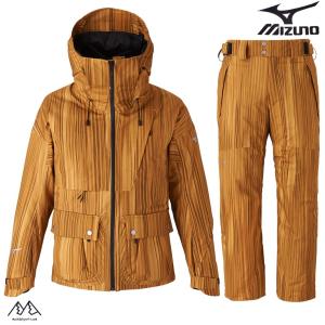 ミズノ スキーウエア プリント コヨーテ Mサイズ MIZUNO FREE SKI PRINT Z2MEB34075-Z2MFB34075｜msp-net