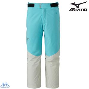 ミズノ スキーパンツ スキーウエア カプリブルー シルバーバーチ MIZUNO DEMO SOLID SKI PANTS Z2MFC321 72｜msp-net