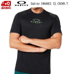 オークリー エンハンス Tシャツ ブラック OAKLEY Enhance SS Crew 9.7 [458096-02E]｜msp