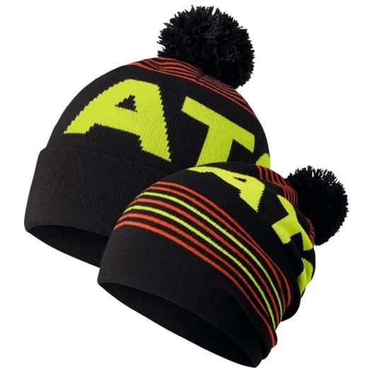 アトミック ニットキャップ ATOMIC AMT POM BEANIE M Black Yellow...