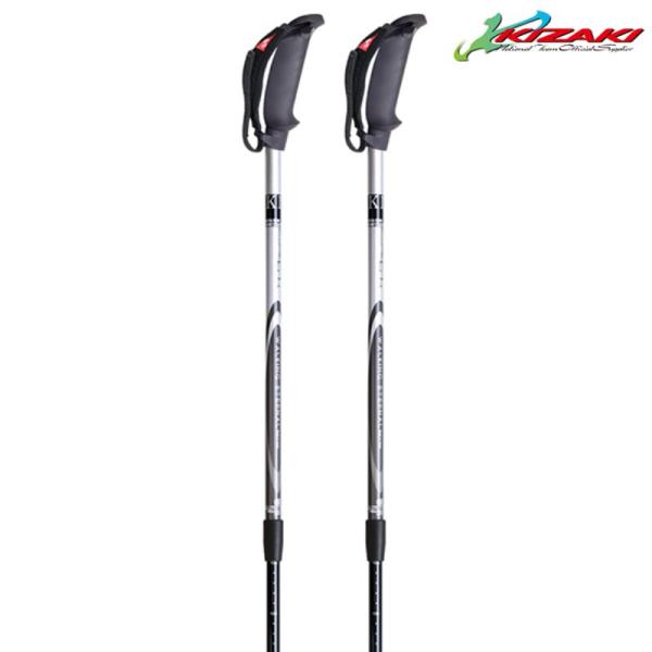 キザキ 歩ミングポール ウォーキングポール KIZAKI APBB-V206 BK ブラック APB...
