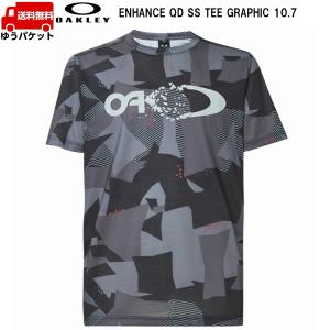 オークリー Tシャツ ブラックプリント OAKLEY QD SS TEE GRAPHIC 10.7 BLACK PRINT  FOA401589-00G｜msp