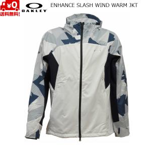 オークリー ウインドブレーカー ジャケット ホワイト OAKLEY ENHANCE SLASH WIND WARM JKT WHITE FOA401982-100｜msp