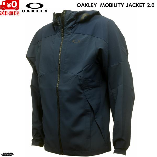 オークリー クロス ウーブン ジャケット ネイビー OAKLEY ENHANCE MOBILITY ...