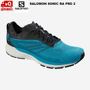 サロモン ランニング シューズ ブルー SALOMON SONIC RA PRO 2 Hawaiian Surf / Black / White L40611100｜msp