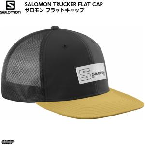 サロモン フラット キャップ ブラック SALOMON TRUCKER FLAT CAP LC1463700｜msp
