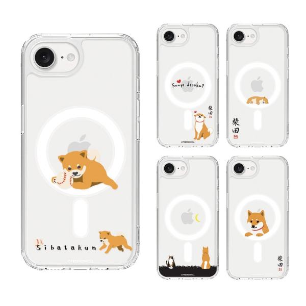 公式ライセンス品 abbi FRIENDS iPhone 16e/17eケース しばたさん MagS...