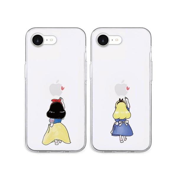 国内正規品 AKAN iPhone 16e/17eケース 童話 お姫様 アリス クリアケース透明カバ...