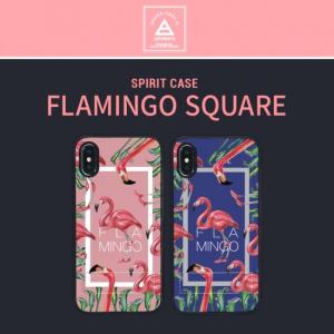 ＜Dparks ディーパークス＞【iPhone XR 6.1インチ】 FLAMINGO SQUARE スタンド機能、カード収納、コーナーの保護機能など機能の多い便利なケース DS14841i61｜msquall-y