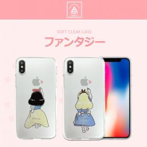 Dparks  iPhone 11 Pro 5.8インチ ファンタジーお姫様/アリス ソフトクリアケース 透明TPUケースに可愛いイラストが入ったケース DS17236i58R｜msquall-y