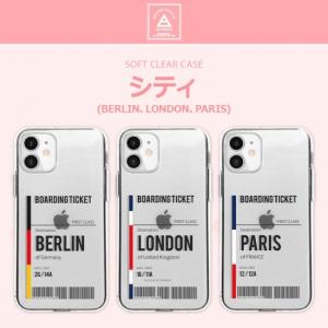 国内正規品 Dparks ディーパークス iPhone 12 Pro Max（6.7インチ）ソフトクリアケース City DS19840i12PM DS19841i12PM