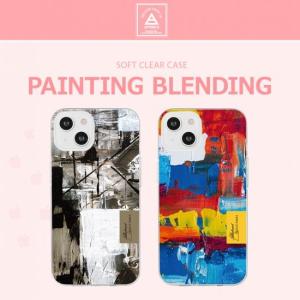 国内正規品 Dparks ディーパークス iPhone 13 Pro ソフトクリアケース Painting Blending DS21187i13P