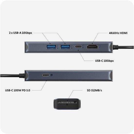 国内正規品 Hyper ハイパー HyperDrive Next 6 Port USB-C ハブ 1...