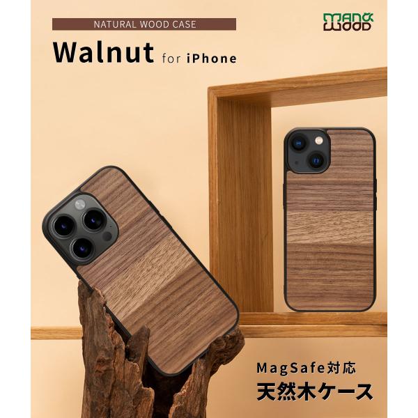 国内正規品 Man&amp;Wood iphone 15ケース iPhone 15 Proケース MagSa...