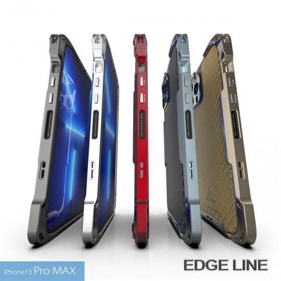 alumania EDGE LINE for iPhone13 Pro Max アルミビレット＋アル...