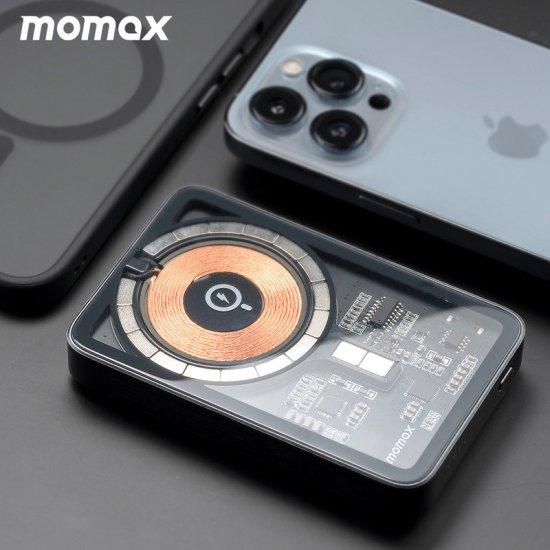 国内正規品 MOMAX Q.Mag Power マグネット式ワイヤレスバッテリー MagSafe吸着...