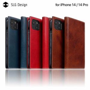 国内正規品 SLG Design iPhone 14 / iPhone 14 Pro 手帳型 Badalassi Wax case