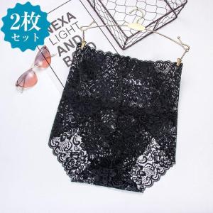 ショーツ パンツ 2枚入 パンティ ハイウエス...の詳細画像1